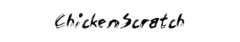 ChickenScratch font preview