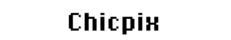 Chicpix font preview