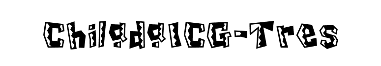 ChiladaICG-Tres font preview