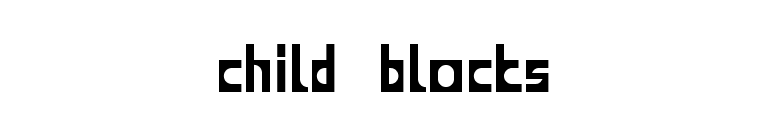 child blocks font preview