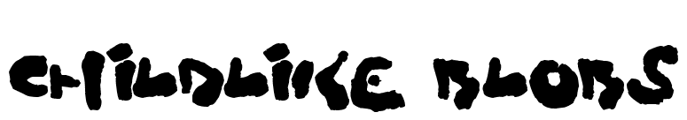 Childlike Blobs
 font preview