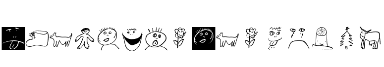 ChildrenDingbats font preview