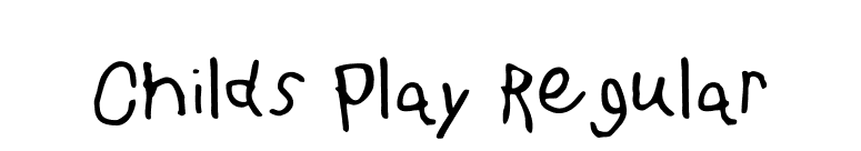 Childs Play Regular font preview