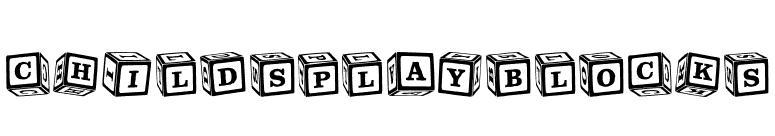 ChildsPlayBlocks font preview