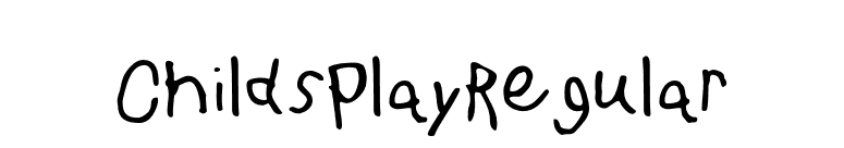 ChildsPlayRegular font preview