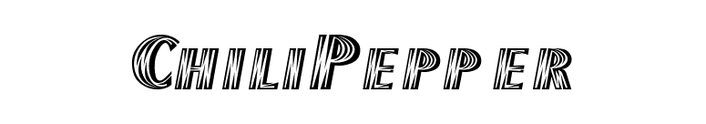 ChiliPepper font preview