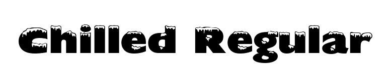 Chilled Regular font preview