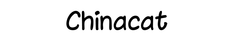 Chinacat font preview