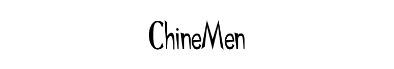 ChineMen font preview