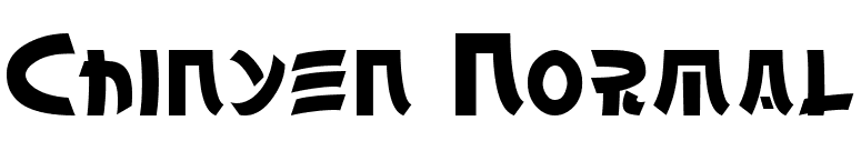 Chinyen Normal font preview