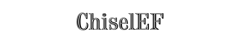 ChiselEF font preview