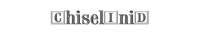 ChiselIniD font preview