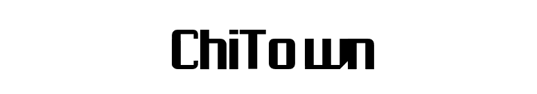 ChiTown font preview