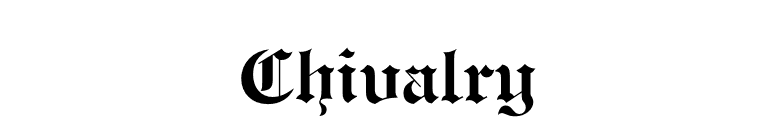 Chivalry font preview