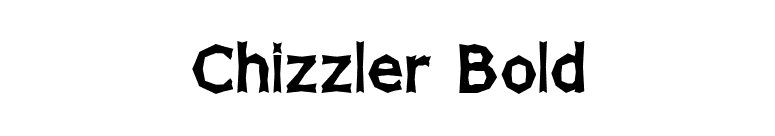 Chizzler Bold font preview