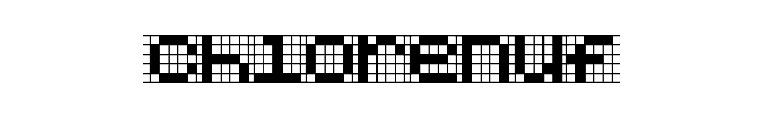 Chlorenuf font preview
