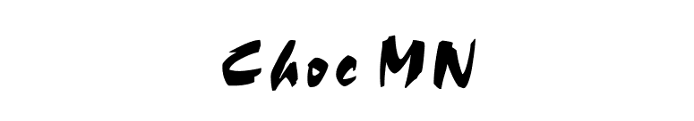 Choc MN font preview