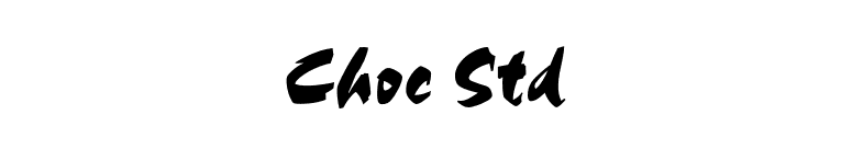 Choc Std font preview