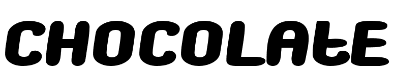 Chocolate font preview