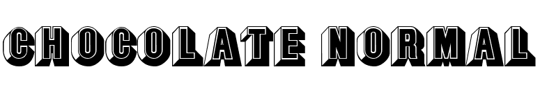 Chocolate Normal font preview