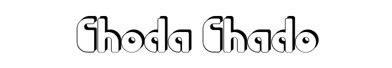 Choda Chado font preview