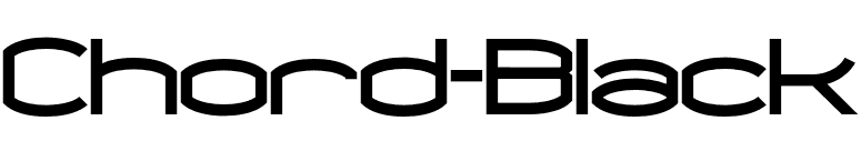 Chord-Black font preview