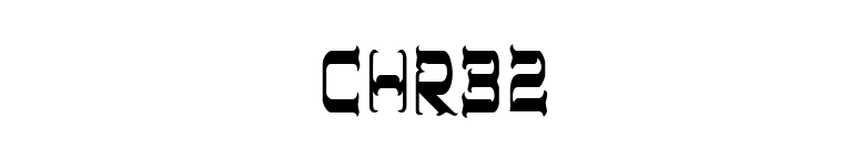 CHR32 font preview