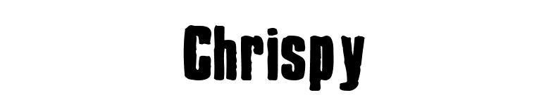 Chrispy font preview
