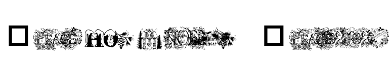 Christmas Cheer font preview