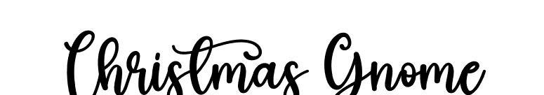 Christmas Gnome font preview
