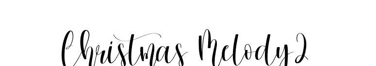 Christmas Melody2 font preview
