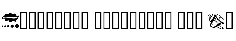 Christmas Ornaments One MT font preview