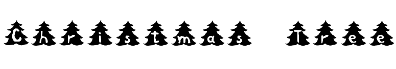 Christmas Tree font preview