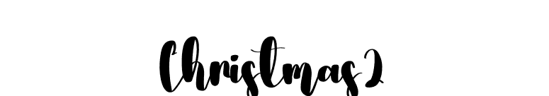 Christmas2 font preview