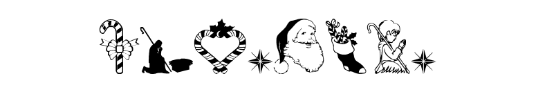 Christmas3 font preview