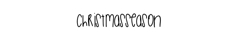 ChristmasSeason font preview