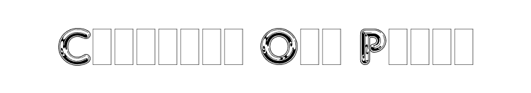 Chromium One Plain font preview