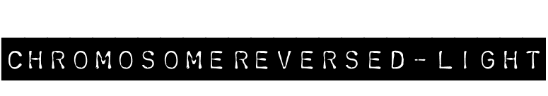ChromosomeReversed-Light font preview