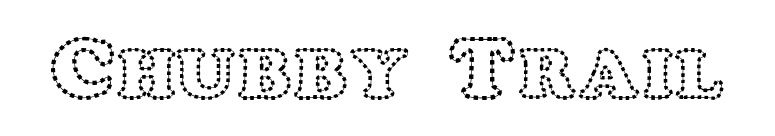 Chubby Trail font preview