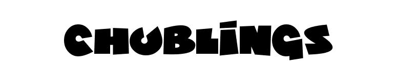 Chublings
 font preview