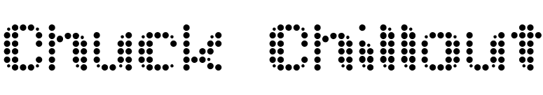 Chuck Chillout font preview