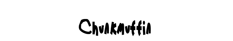 Chunkmuffin font preview