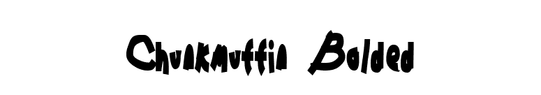 Chunkmuffin Bolded font preview