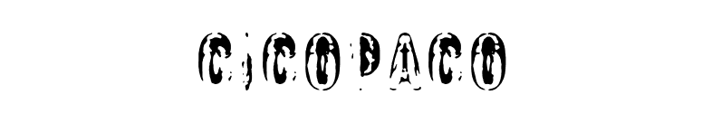 CICOPACO font preview