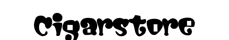 Cigarstore font preview