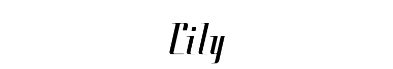 Cily font preview