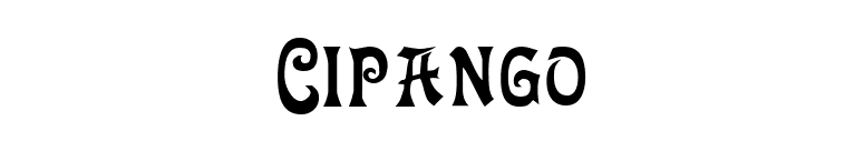 Cipango font preview