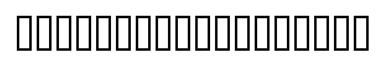 Circle black&white font preview
