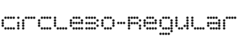 Circle30-Regular font preview