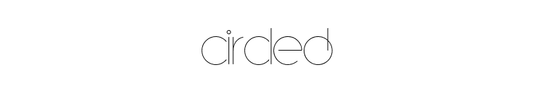 CircleD font preview